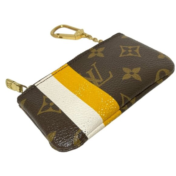 LOUIS VUITTON Pochette Cle Jaune Monogram Groom - Coin Case 357-073025 - Picture 3 of 7